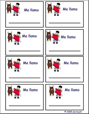 Spanish: Me llamo (2) Abcteach