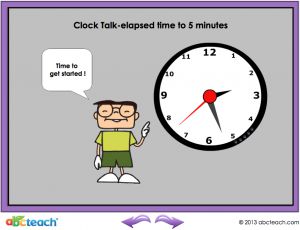 Interactive: Notebook: Math – Clock Talk (grades 2-3)