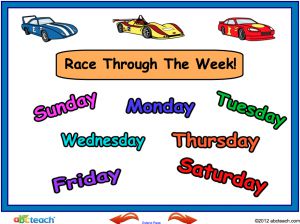 Interactive: Notebook: Race Through The Week (elem)