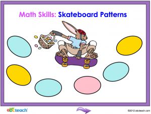 Interactive: Notebook: Easter: Skateboard Patterns (elem)