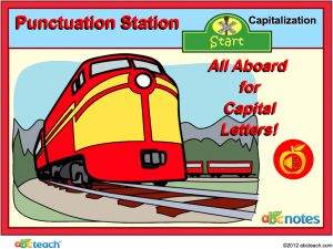Interactive: Notebook: Punctuation Station – Capitalization