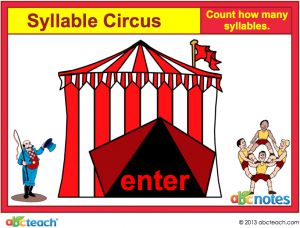 Interactive: Notebook: Syllable Circus