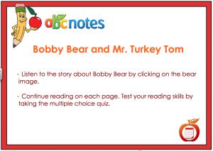 Interactive: Notebook: Reading Comprehension with Audio: Thanksgiving