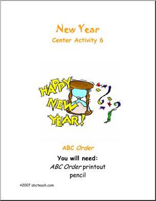 New Year’s – ABC Order Learning Center