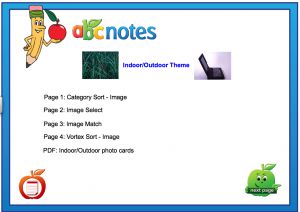 Interactive: Notebook: Indoor/Outdoor