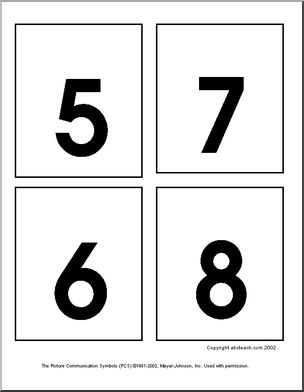 Numbers 1-20 Flashcards