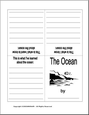 KWL: Oceans (booklet, b/w)