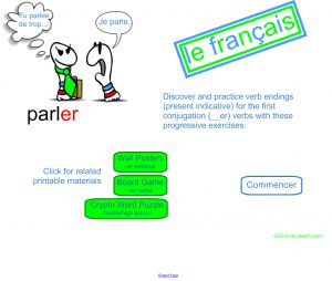 Interactive: Notebook: French: Verbs