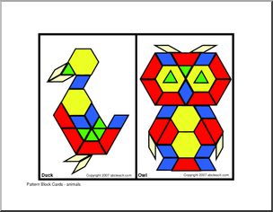 Animals (elem/upper elem) Pattern Block