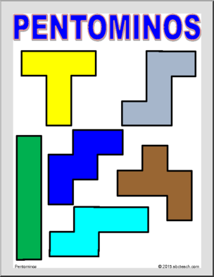 Math Puzzle: Pentominos Pieces