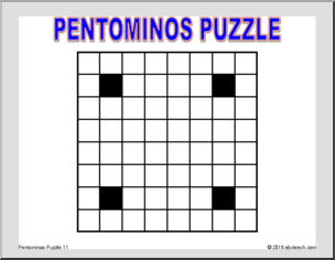 Math Puzzle: Pentominos Puzzle 11