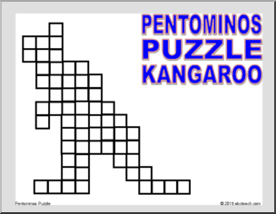 Math Puzzle: Pentominos Puzzle – Kangaroo