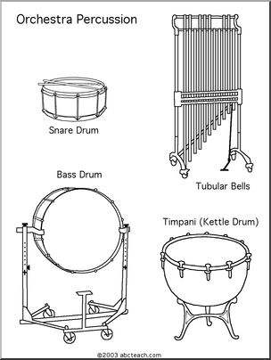 Coloring Page: Percussion