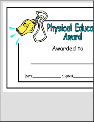 Certificate: Sports (elementary)