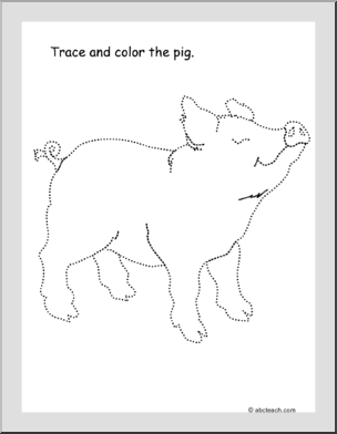 Trace and Color: Things That Are Black – Abcteach