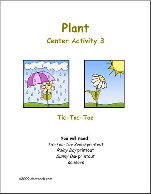 Learning Center: Plants – Tic-Tac-Toe
