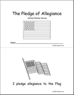 Booklet: U.S. Symbols – Pledge of Allegiance (b/w)