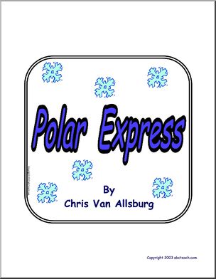 Polar Express Book Title Sign