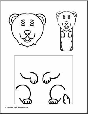 Craft: Paper Roll Pal -Polar Bear (preschool/ primary)
