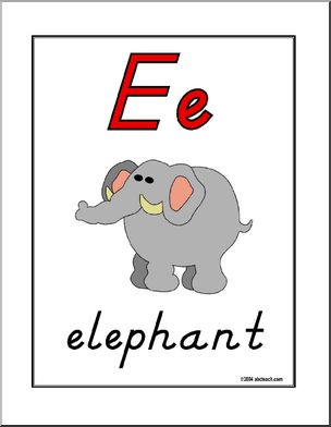 Poster: Manuscript – Ee (DN-Style Font)