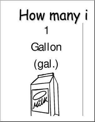 Gallon (b/w) Large Poster