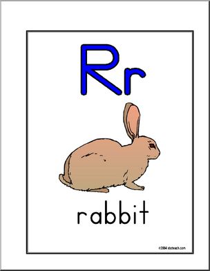 Poster: Rr – Manuscript  (ZB-Style Font)
