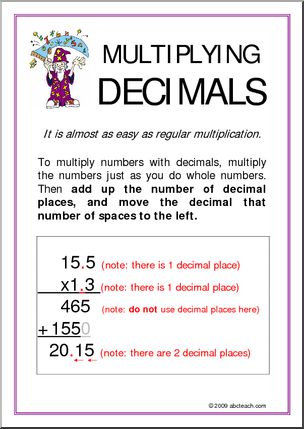 Decimals – Page 3 – Abcteach