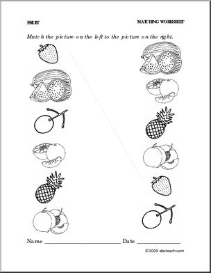 Fruit Theme Worksheets – Abcteach