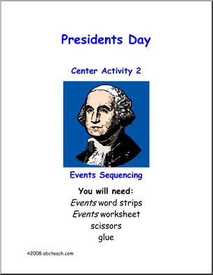 Presidents Day – Story Sequence Learning Center