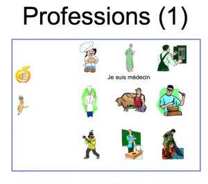 Interactive: Notebook: French: Professions (audio) 1/4