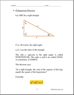 Pythagorian Theorem – Explanation and Practice 2 (secondary) Mathematics