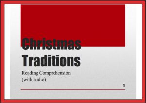 PowerPoint: PowerPoint Presentations: Christmas Traditions