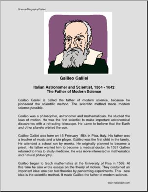 Biography: Galileo Father of Science (elem)