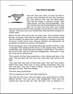Fiction: Photo Safari (elem)