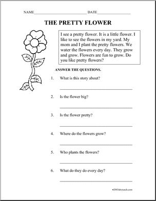Fiction: Pretty Flower (primary)