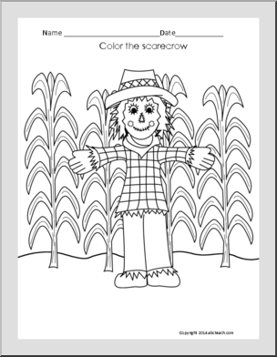 Easy Reading Comprehension: Scarecrows (k-2)