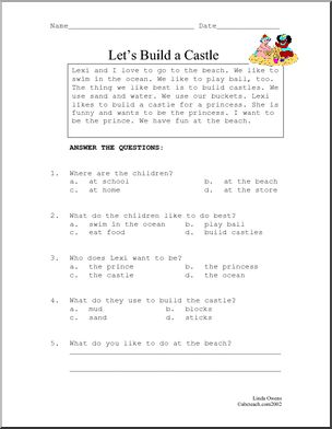 Fiction: Let’s Build a Castle (elem)