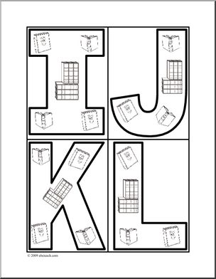 Alphabet Letter Patterns: Reading theme