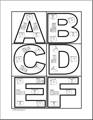 Alphabet Letter Patterns: Reading theme