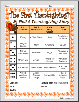 Roll A Story – The First Thanksgiving