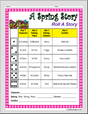 Roll A Story – A Spring Story