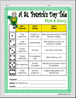 Roll A Story – A St. Patrick’s Day Tale