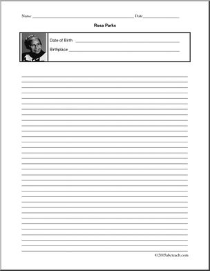 Report Form: Rosa Parks (upper elem/ middle)