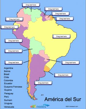 Interactive: Notebook: Spanish: Mapa: AmÃˆrica del Sur