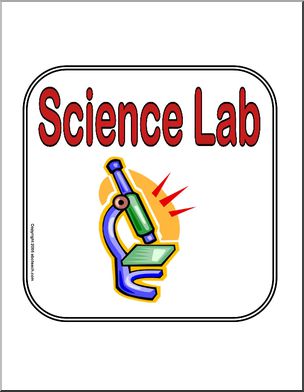 Sign:  Science Lab