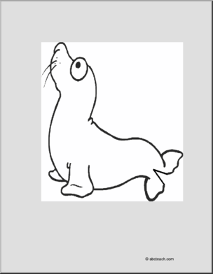 Coloring Page: Seal