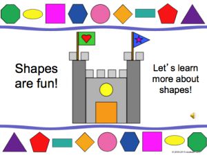 PowerPoint: Presentation with Audio: Shapes (pre-k/primary)