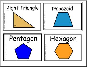Signs: Geometric Shapes – Set 2 (color)