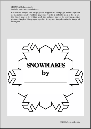 Shapebook: Snowflake (primary)