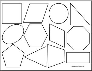 What does not belong? (“squares and rectangles” theme) Worksheet – Abcteach